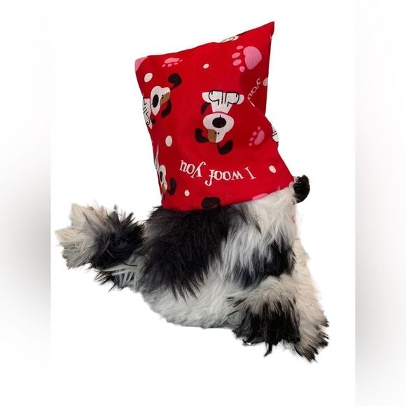 I WOOF YOU PUPPY VALENTINES GNOME HANDCRAFTED - Picture 5 of 6